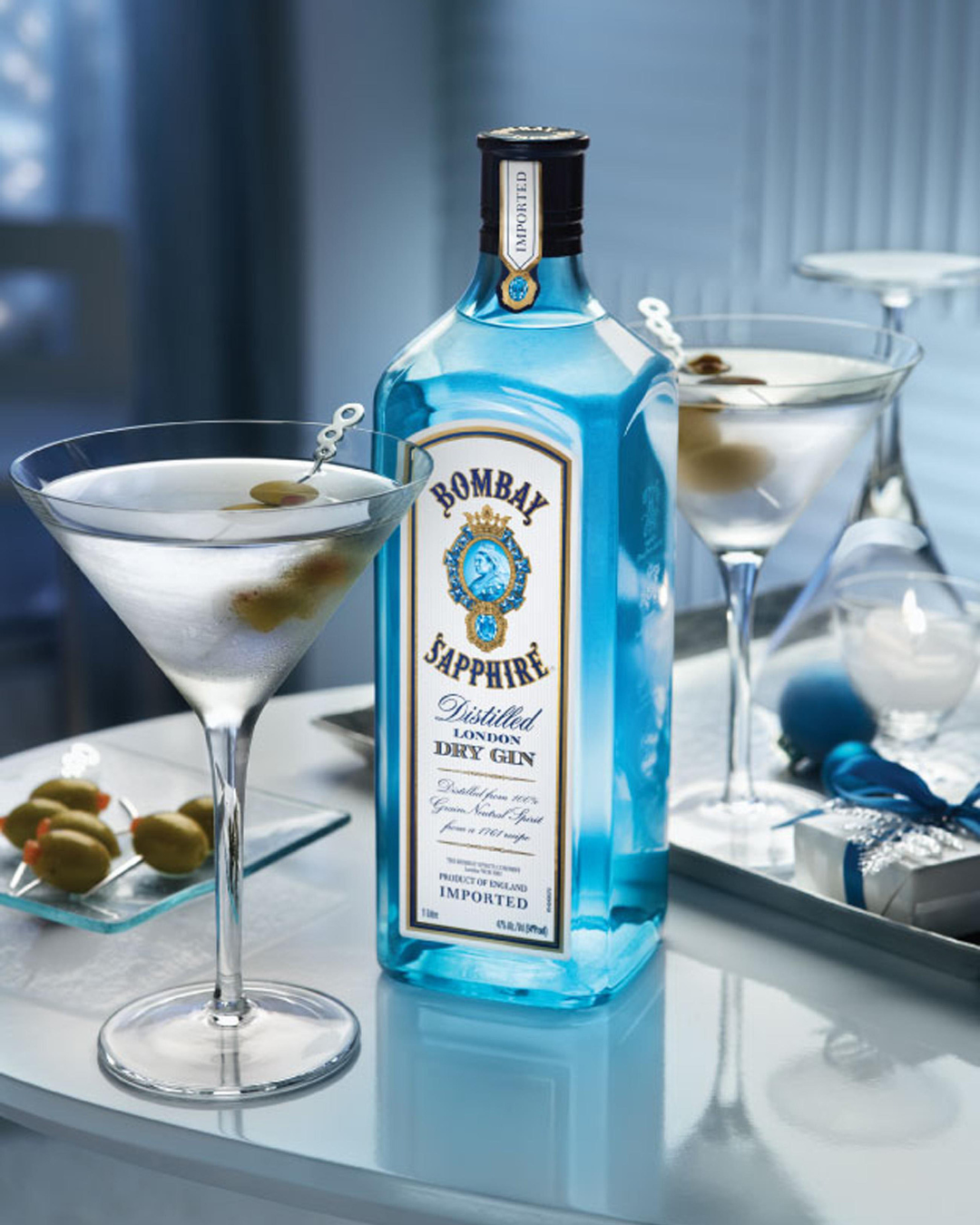 alcohol content in bombay sapphire gin