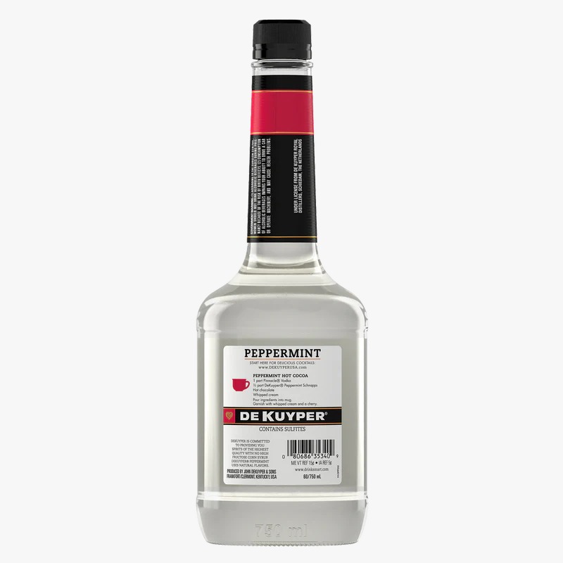 Alcohol Content of Peppermint Schnapps
